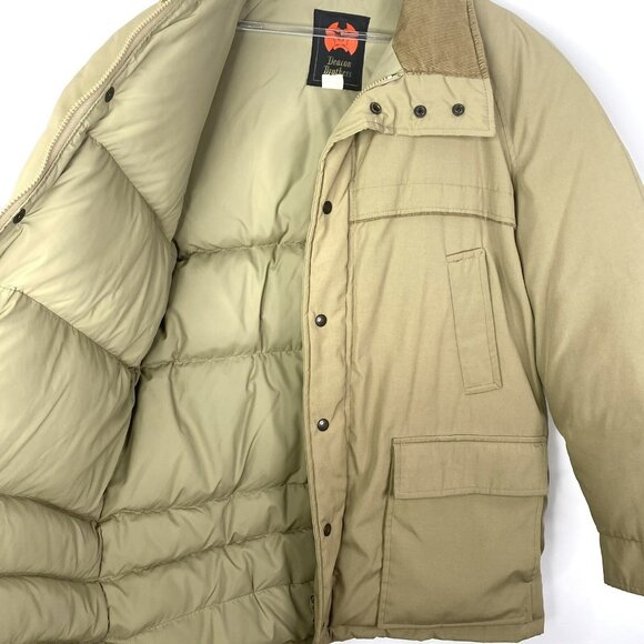 Vintage 70s Deacon Brothers Coat Mens Large Down Parka Winter Hipster Ranch - Picture 8 of 10